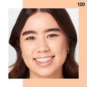 Maybelline Fit Me Dewy + Smooth Liquid Foundation Makeup with SPF 18, Classic Ivory, 1 fl. oz.