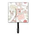 thumbnail image 1 of Carolines Treasures CJ2002-FSH4 Letter F Love In Paris Pink Leash & Key Holder, 1 of 1