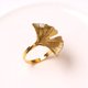 thumbnail image 1 of Granjero Gordo Anillo de servilleta de hoja de metal con forma de ginkgo dorado, anillo de servilleta de hoja de ginkgo dorado, decoración de mesa para bodas, hoteles, restaurantes, 12 piezas, 1 of 3