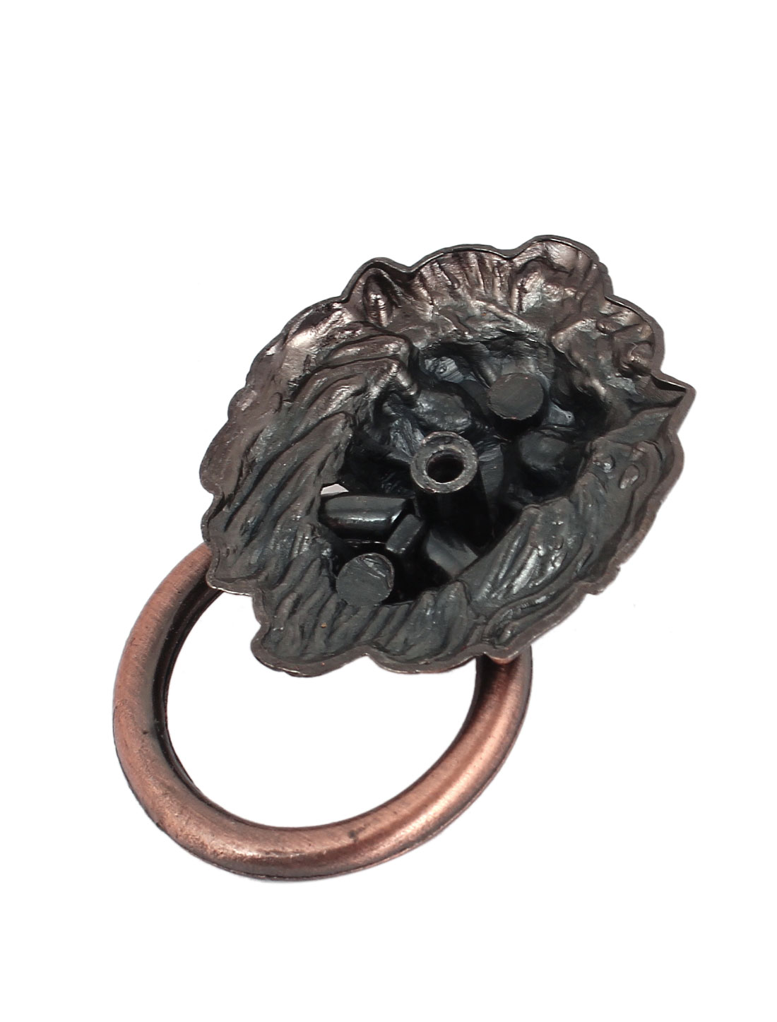 Métal Lion tête Meuble Commode Porte Poignée de Tiroir Cabinet Knobs Ring