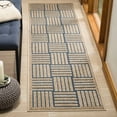 thumbnail image 7 of SAFAVIEH Cottage Portmont Geometric Indoor/Outdoor Area Rug Grey/Beige, 6'7" x 9'6", 7 of 7