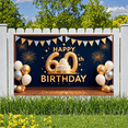 thumbnail image 2 of Gold Glitter Banner Colorful Balloons 60th Celebration Background for Party Decoration Indoor Event, 2 of 9