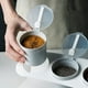 thumbnail image 4 of Suministros de cocina simples, olla para condimentos para el hogar, caja de condimentos creativa de tres combinaciones, juego de ollas para condimentos de plástico, botella de condimento blanca, 4 of 5