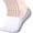 6 Pair-white, variant on Womens No Show Socks Non Slip Flat Boat Line Low Cut Socks (6-12 Packs)