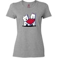 thumbnail image 3 of Inktastic Valentine Westie Duo Women's T-Shirt, 3 of 5