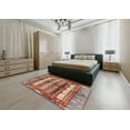 thumbnail image 4 of Ahgly Company Indoor Square Abstract Camel Brown Abstract Area Rugs, 7' Square, 4 of 6