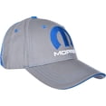 thumbnail image 5 of JH Design Men's Mopar Logo Cap Adjustable Gray & Blue Hat, 5 of 5