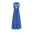 thumbnail image 1 of Vestido largo de verano para mujer, vestido largo sin mangas, trajes formales para mujer S, 1 of 7