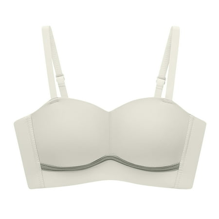 

Hfyihgf On Clearance Silky Smooth Bras for Women Push Up Shaping No Underwire Wireless Full Figure Bralettes Solid Soft Comfort T-Shirt Bra(Beige 38)