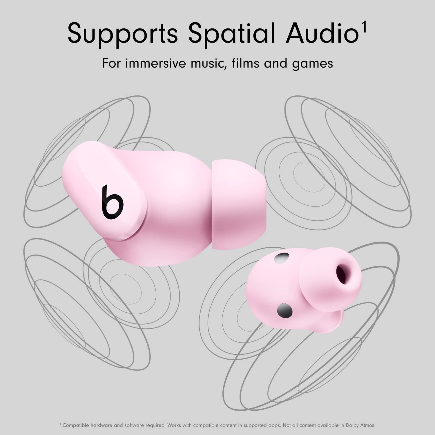 Beats Studio Buds Pink Wireless Earbuds for Back to School