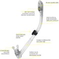 thumbnail image 3 of Snorkel Kit Cressi Pano 3 & Supernova Dry Clear/Titanium, 3 of 5