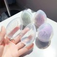 thumbnail image 2 of Beauty Cosmetic Sponge Storage Box Makeup Powder Puff Frame Transparent Egg-shaped Case Dry, 2 of 8