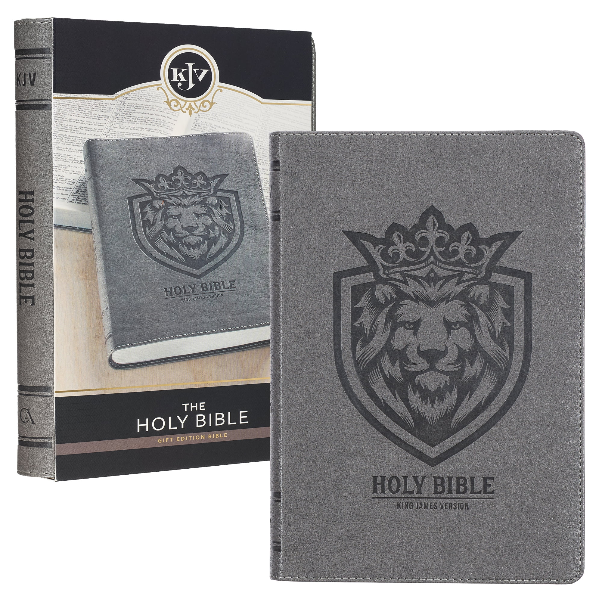 KJV Holy Bible, Mini Pocket Size, Faux Leather w/Ribbon, King James Version, Black, Zipper Closure - Walmart.com KJV Holy Bible, Mini Pocket Size, Faux Leather w/Ribbon, King James Version, Black, Zipper Closure - Walmart.com
