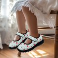 thumbnail image 2 of FUIALDOLG Little Kids Wide Toe Barefoot Classic Shoes Minimalist Sneakers School Flats Wedding Uniform Party Shoes Adjustable Ankle Strap with Buckle, 2 of 9