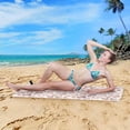 thumbnail image 5 of Coolnut Beach Towels Rose Gold Leopard Camping Towels Animal Sand Free Beach Towel, 30"x60" Large Beach Towels Quick Dry Bath Travel Towels Pool Yoga Beach Mat for Men Women, 5 of 6