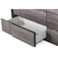 thumbnail image 4 of Modrest Asus 6-Drawer Self Closing Modern MDF Wood Dresser in Elm/Matte Gray, 4 of 6
