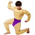 thumbnail image 3 of Disfraz Muscle Suit DSplay Disfraz de levantador de pesas para niño, 3 of 3