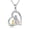 Silver-Cat Dog Necklace, variant on Cat Necklace Sterling Silver Ladies Jewelry Cat Jewelry Gift