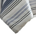 thumbnail image 4 of Alfa 5 Piece Queen Comforter Set - Jacquard Woven Stripes - Blue - White, 4 of 6