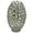 Nickel, variant on Bergamo Art 15" Decorative Handmade Aluminum Egg Nest Flower Vase in Black