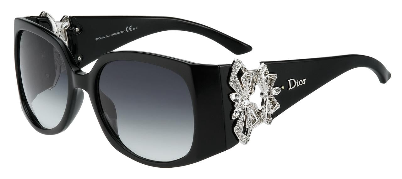 Christian Dior FrouFrou D28J Womens Black Sunglasses  display picture 3