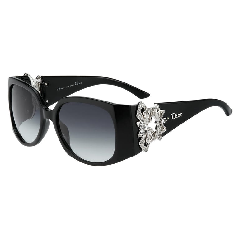 Christian Dior FrouFrou Black Frame Swarovski Crystal Embellished Sunglasses Christian Dior Crystal Dior Froutrou Sunglasses Black  main image 4