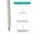 thumbnail image 2 of Silicone Writing Protection Tips Compatible with Apple Pencil 1st/2nd Gen Non -slip silent- 10Pcs, 2 of 5