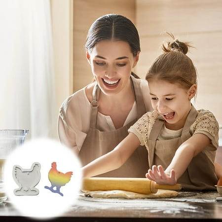 

BICOASU Easter Chicken DIY Chocolate Cake Baking Tool Silicone Mold Multi-color(Buy 3 Receive 5)