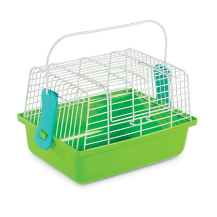 Prevue Pet Products Travel Cage for Birds and Small Animals, Green Plastic Base