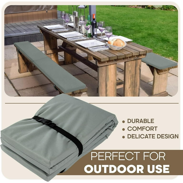 Picnic Table Bench Cushions