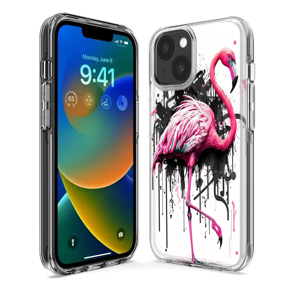MUNDAZE Apple iPhone 14 Pro Max Shockproof Clear Hybrid Protective