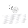 thumbnail image 4 of Pinzas para sábanas sin dejar rastro, compactas, profesionales para una sujeción segura, únicas, antideslizantes, con cabezales transparentes y tachue 100 piezas, 4 of 9