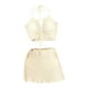 thumbnail image 4 of Traje de baño de 3 piezas para mujer, traje de baño decorativo, ropa de playa suave SG, 4 of 9