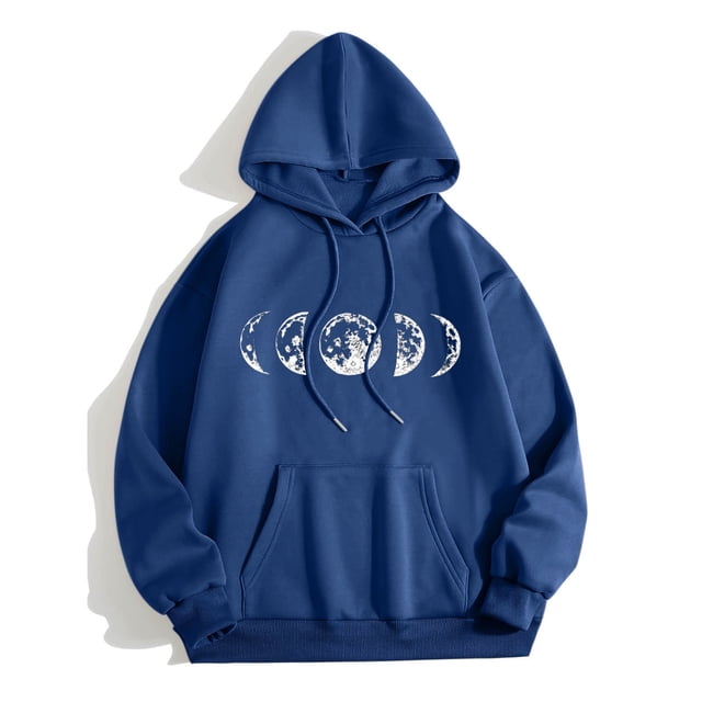 T-shirts à Manches Longues pour Femmes, Mode pour Dames, Imprimé Tendance, Col Rond, T-Shirt à Capuche à Manches Longues, Chandail Ample, Haut, T-Shirts Longs pour Femmes, Chandails à Manches Longues pour Femmes