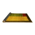 thumbnail image 2 of Ahgly Company Indoor Rectangle Abstract Yellow Contemporary Area Rugs, 7' x 10', 2 of 4