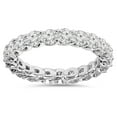 thumbnail image 1 of 2 1/2 Carat U Prong Diamond Eternity Ring 14K White Gold, 1 of 3