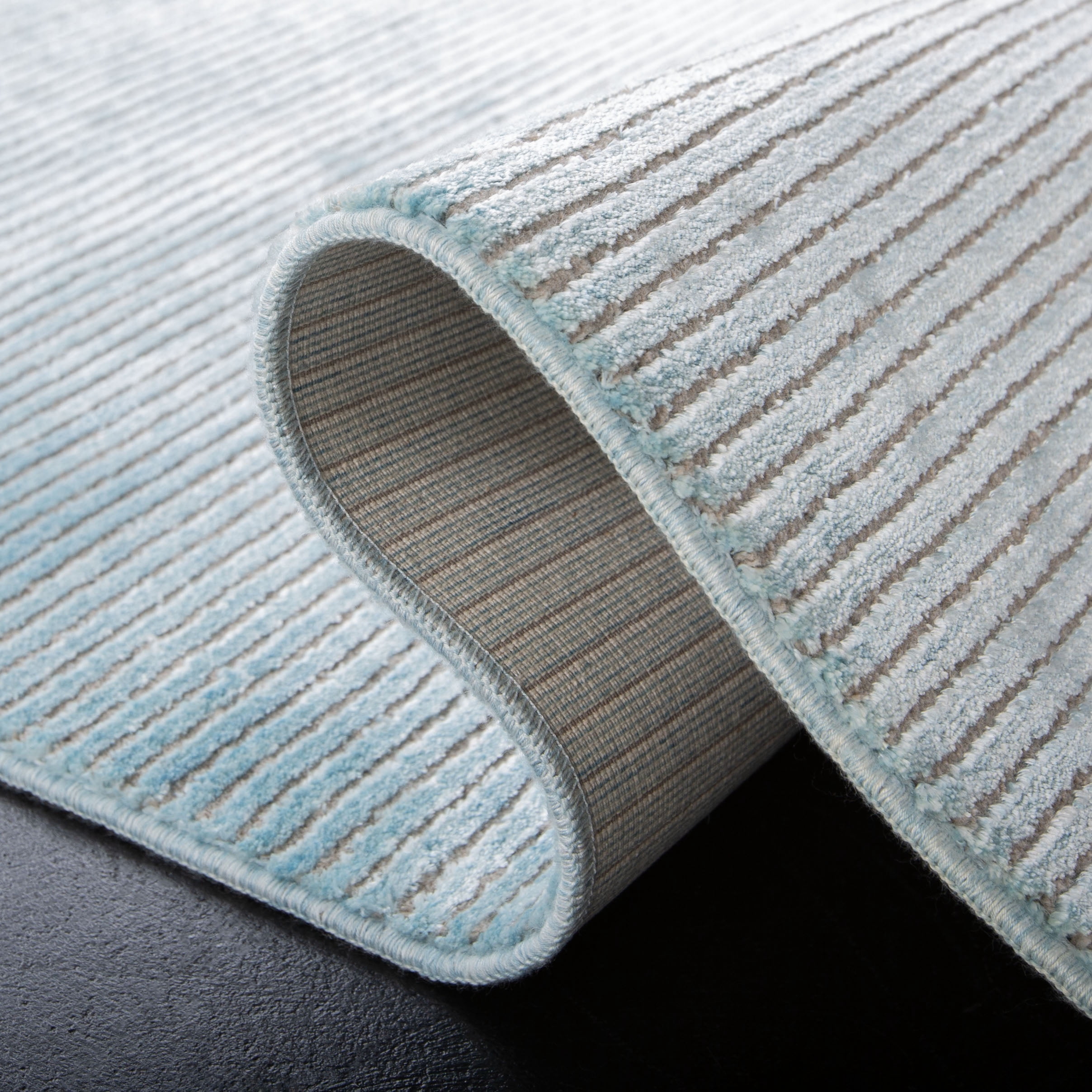 SAFAVIEH Dream Ethelyn Abstract Area Rug, Turquoise/Grey, 10' x 14'