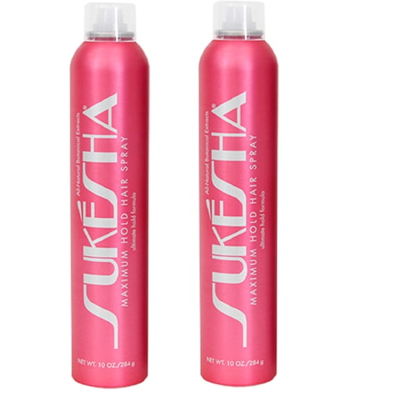 Sukesha Maximum Hold Hair Spray 10 oz. - 2 PACK!!!