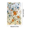 thumbnail image 3 of EGNMCR Floral Patterned Secrecy Window Film Combines Sun And Light Shading Functions electrostatic adsorption Decorative Glass Sticker For Home Office Bathroom Plastics Window Cling, 3 of 6