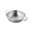 thumbnail image 2 of 1pc Seafood Pot Stainless Steel Pan Double Ear Thickened Hot Korean Style Kimchi Silver/Gold Pot Kitchen Cookware, 2 of 11