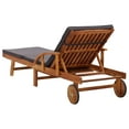 thumbnail image 5 of vidaXL Sun Lounger with Cushion Solid Acacia Wood, 5 of 10