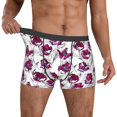 thumbnail image 2 of Kdxio Men's Boxer Briefs with Tulips Flowers Print - Comfortable and Breathable Underwear for Everyday Wear, 2 of 7