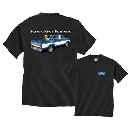 Man's Best Friend Ford Truck T-Shirt (Best Airbrush Paint For T Shirts)