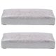thumbnail image 1 of 2X Manicura de Mano Almohada Rectangular Pu Resto de la Plata, 1 of 8