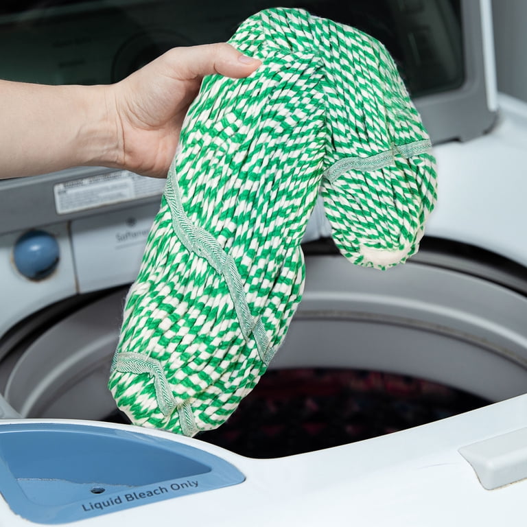 Libman Tornado Mop Refill White Cotton Blend Attachment Style Snap