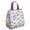 White Dinosaurs Trees-1, variant on White Dinosaurs Volcanoes Cacti Pattern Insulated Lunch Bag for Women & Adults,Large Portable Soft Cooler Lunch Bag,Thermal Food Storage Tote with Pearl Cotton,8.66L,8.75x5.75x9.5 Inch