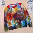 thumbnail image 6 of Watercolor Wildflowers Mom Sweatshirt For Women Long Sleeve Pullover, 6 of 7