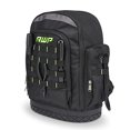thumbnail image 1 of AWP Extreme Tool Backpack | Rugged Polyester Jobsite Backpack with Waterproof Molded Base & Padded Shoulder and Waist Straps | 23 Tool Storage Pockets, 1 of 7