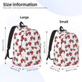 thumbnail image 4 of Naloa Canvas Backpack for Men Women Red Wheeled Tractors Print Rucksack Casual Travel Daypack Large and Small Durable College Tote Satchel Bookbag for Teens, 4 of 8