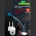 thumbnail image 3 of 5GHz PTZ Security Camera Outdoor WiFi Wireless Surveillance IP Cam Color Night, 3 of 20